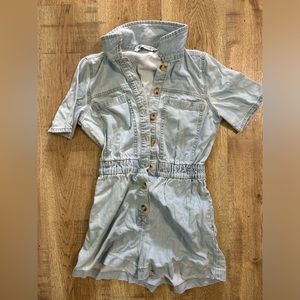Denim Zara romper